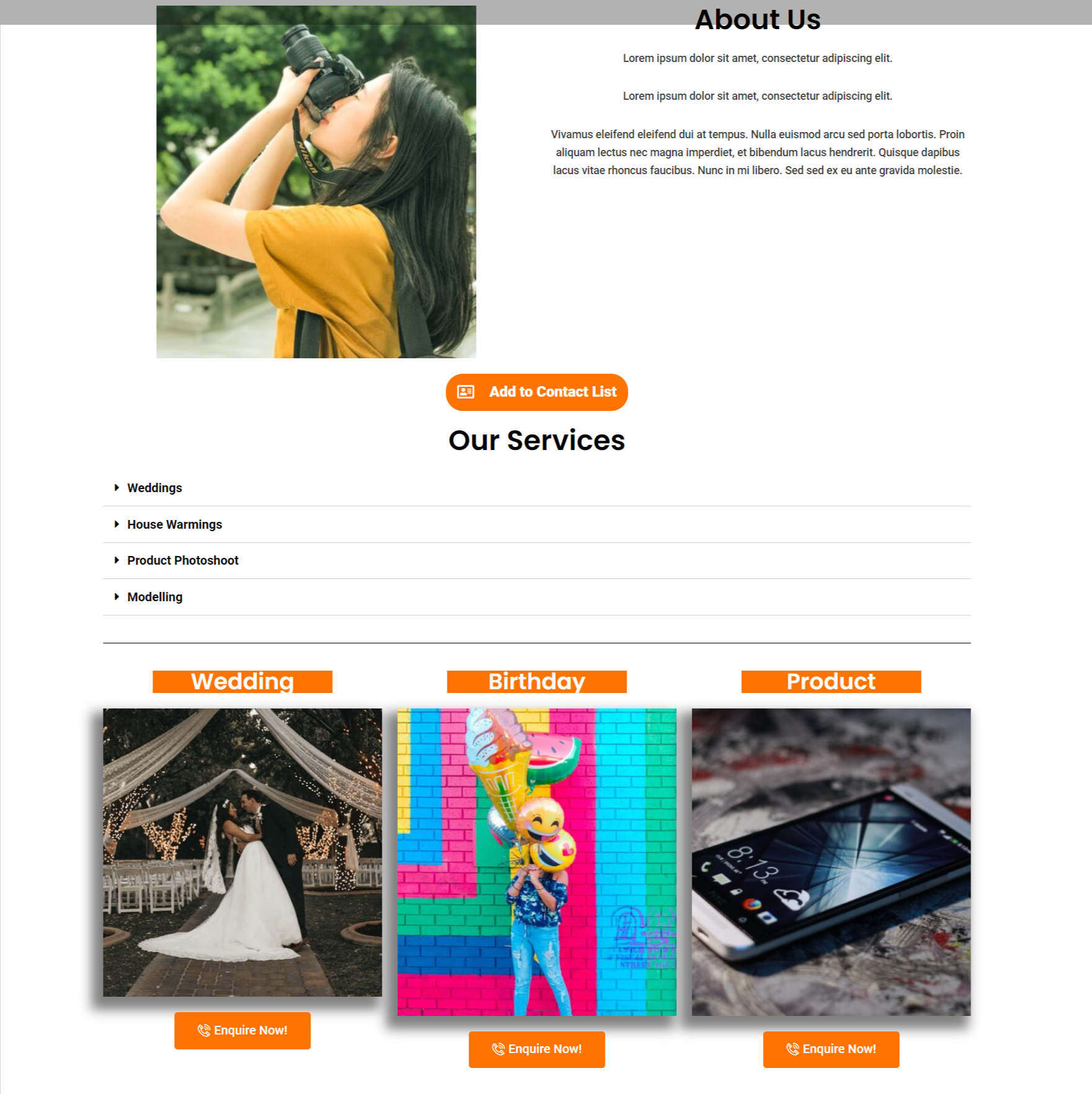 Photographer and Designer Digital Visiting Card 2 Photographer and Designer Digital Visiting Card - Image 2